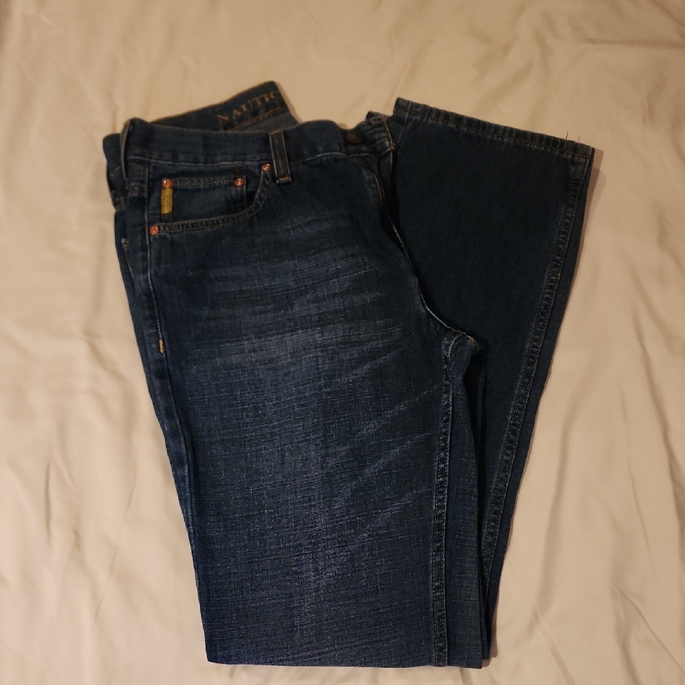 Nautica Indigo Denim Pants. Mens 30 X 32